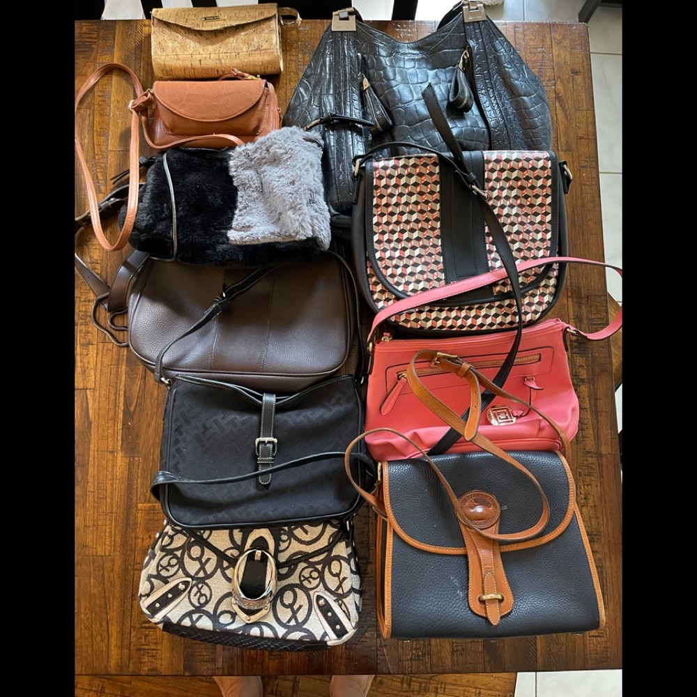 SOLD! 10 pcs. Mix Brand Bags